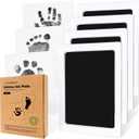 4-Pack Inkless Baby Hand and Footprint Kit - Mess Free Ink Pad for Newborn Keepsake, Dog Nose & Paw Print Kit, Clean Touch Ink Pad for Baby Hand & Footprints, First Mother's Day (Jet Black, L)