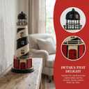 Lighthouse Model Money Bank Home Ornaments Figurines Saving Piggy Bank Home Ornaments Tabletop Figurines