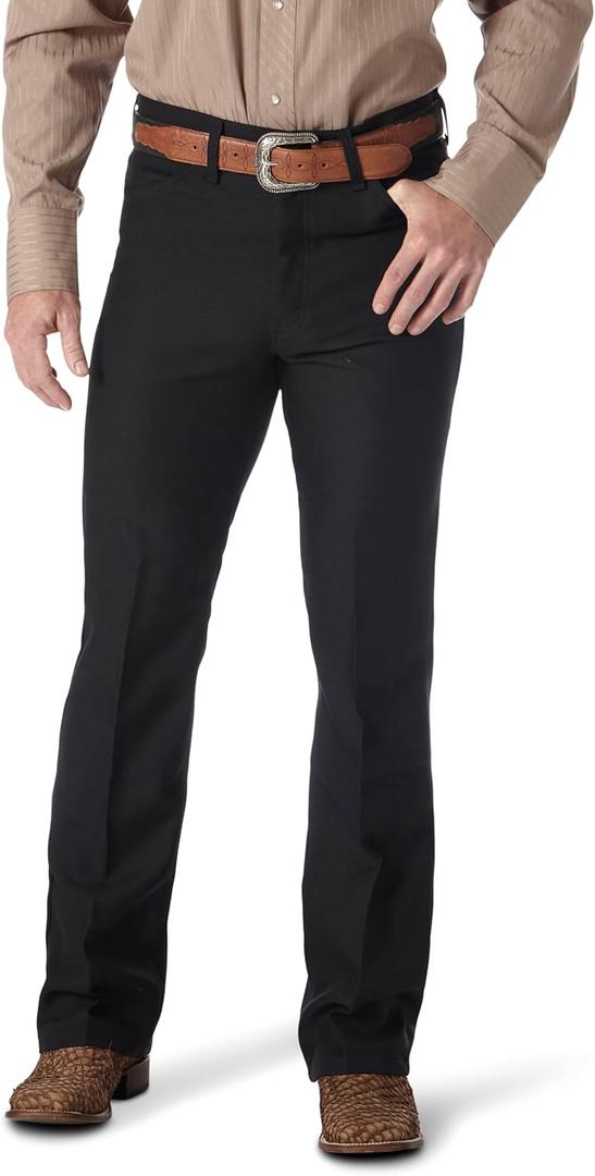 Wrangler Men's Wrancher Dress Jean (30W x 29L, Black)