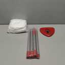 Spin Mop Replacement Head Mop Replace Head Compatible with O Cedar EasyWring Spin Mop - 4 O-Ceda Mop Refills30-58in Mop Handle and 1 Mop Base and 1 Mop Base Scrub Brush Combo Set (White)