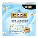 Twinings Pure Camomile Herbal Tea Individually Wrapped Bags, 100 Count (Pack of 1), Delicate for Pure Relaxation, Naturally Caffeine-Free, Enjoy Hot or Iced, 100 Teabags (EXP 06/22/29)