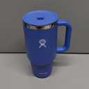 Hydro Flask Travel Tumbler with Handle, Lid and Straw - Insulated Stainless Steel in 40 Oz Cascade