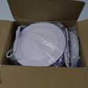 Meconard 6 Pack 6 Inch 5CCT LED Recessed Lighting with Night Light, 2700K/3000K/3500K/4000K/5000K Selectable Ultra-Thin LED Recessed Ceiling Lights, 12W=110W, 1050LM, Dimmable Canless Wafer Downlight