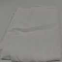 MIULEE 2 Panels Solid Color White Sheer Window Curtains Elegant Window Voile Panels/ Drapes/ Treatment for Bedroom Living Room (54 X 102 Inches White)