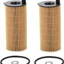 2 Pcs Oil Filter Compatible With 2016-2023 118i 230i 330i 430i 530i 740e X3 X4 Z4 GR Supra, Replace#HU6014Z, HU6014/1Z, 11428575211