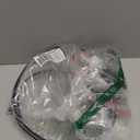 MEROCA M4 4-Piston Mountain Bike Hydraulic Disc Brakes Hydraulic Bike Brakes Front 800mm and Rear 1400mm with PM Adapter for 160mm Rotor