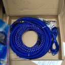 1200W Subwoofer, Slim Underseat Car Subwoofer and Amp Package with Ambient Light, Individual Control for Low Pass/Gain/Boost Bass, Loud Stereo Sound, Deep Bass Perfect for Truck/SUV/Jeep/MPV (Black)