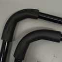 MY MIRONEY Black Folding Table Leg 10.23" Height Coffee Table Folding Legs with Screws Pack of 2