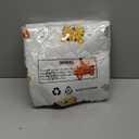 Organic Incontinence Pads for Kids & Toddlers - 5 Layer Waterproof Protectors for Overnight Bed Wetting - Reusable & Washable Pee Pads - Fits Twin to Full Size Beds - 34" x 52" Tiger Bear Fox