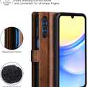 Feitenn for Galaxy A15 5G Wallet Case, Premium PU Leather Flip Case with Kickstand Card Slots Holder for Samsung Galaxy A15 5G 2023 (A15,Brown)