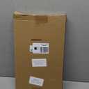 Roowest 2 Pcs Decorative Mirror Wall Decor Leaf Teardrop Mirror Wall Mounted Decorations for Living Room Bedroom Bathroom Vanity Entryway Office(Brown)