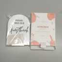 KOSKIMER 2Pcs Wedding Signs for Ceremony and Reception, 5"x7" White Acrylic Wedding Reception Signs, Guest Book Sign with Stand, Cards and Gifts Sign (Set of 2)