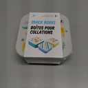 Jacent Safari Snack Boxes: 3 Count Pack with 3 Sizes, Craft/Snack Containers, Easy Open, Leak Proof Small Food Containers with Lids, Nesting Boxes For Sandwiches, Snacks