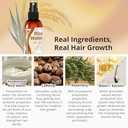 NEW Fermented Rice Water for Hair Growth - Infused with Rosemary, Biotin, Caffeine, Keratin Vegan Non-Greasy Spray Naturally Thicker, Longer, Softer Men & Women (4 fl oz) (4 Ounce (Pack of 1))