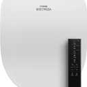 COWAY Bidetmega 500S Electronic Bidet Toilet Seat with Instantaneous Water Heating, Heated Seat and Dryer, Auto Open and Close Lid, Night Light, Deodorizer, Stainless Nozzle, Remote Control, Round