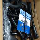 Economy Knee Scooter Steerable Knee Walker for Foot Injuries Compact Crutch Alternative with Dual Braking System (Black)