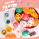 Jumbo 3 Inch Reusable Plastic Easter Eggs 30 Count - Premium Fillable Easter Eggs Bulk for Easter Egg Hunt, Basket Filler, Party Favors, Toy & Candy Fillers, Kids Classroom Activities