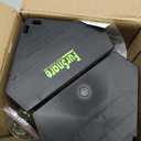 Mouse Bait Station for Outdoor & Indoor with Keys - Mice Traps for House Indoor Kill - Mouse Poisoning Bait Box for Home, Pest Control - Reusable, Safe for Kids & Pets (6 Pack Rodent Traps) (Black)