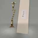 Missair Slim Bands Compatible with Apple Watch 44mm 45mm 46mm 49mm for Women, Thin Bracelet Dressy Designer Stainless Steel Metal Strap for iWatch Series 11 10 9 8 7 6 5 4 SE Ultra (Gold)