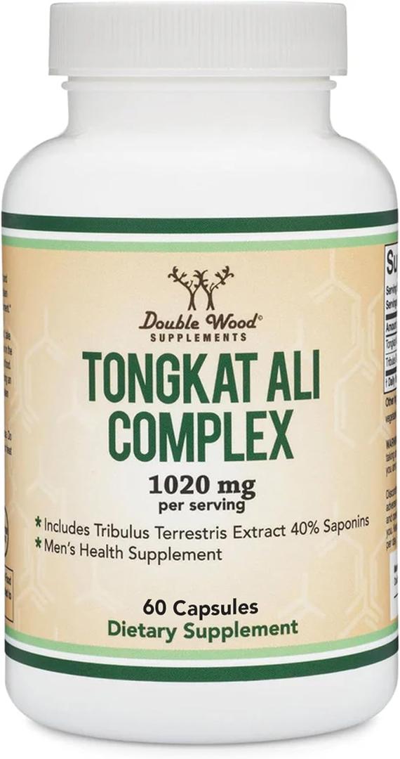 Tongkat Ali 1,020mg, 200:1, Hormone Support For Men + Women, 60 Capsules, BBD: 07/2028