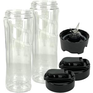 Cross Blade and 2 Pack 20 oz Cup with To-Go Lid Replacement Part Compatible with Oster BLSTAV BLSTPB My Blend 250-Watt Blender