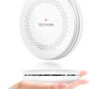 10-Year Battery Smoke and Carbon Monoxide Detectors, Fire Alarm CO Detector with Large Test/Silence Button, Easy Adhesive or Screw Mount, 4-Pack