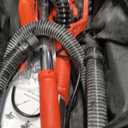 Drywall Sander, 2025 Upgraded 8-Amp Popcorn Ceiling Removal Tool with 7 Variable Speed 800-1800RPM, Drywall Sander with Vacuum Dust Collector with Extendable Handle, LED Light, 12pcs Sanding Discs,Red