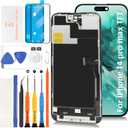 TFT for iPhone 14 Pro Max LCD [120Hz Promotion+Proximity Sensor Cable] Screen Replacement Display Touch Digitizer Assembly A2894 A2651 A2893 A2895 with Repair Tools