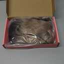 LuxeMelan Ash Blonde Balayage Blonde Lace Front Wig, Middle Part 20 Inch HD Lace Wig, Dark Brown to Golden Blonde Highlight M Hairline Natural Fit Natural Wavy Ombre Synthetic Heat Resistant Fiber