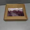 Ling's moment Artificial Flowers Fake Silk Roses Faux Foam Dahlia Gardenia Combo for DIY Wedding Bouquets Centerpieces Arrangements Bridal Shower Party Home Decorations, Marsala & Dusty Rose, 24pcs