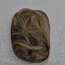 MORICHY Hair Toppers for Women Clip in Hair Topper with Bangs 20inch Buttery Blonde with Highlights Long Wavy Curly Synthetic HairPieces for Women (R6/26k/60#)