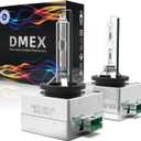 DMEX D3S HID Headlight Bulbs Xenon 4300K Warm White 35W Replacement 66340 42403 42302 Headlamp - Pack of 2(Not fit Halogen Headlight Assembly)