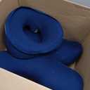 Prone Massage Pillow, a Chest and face Support Sleep Pillow, is Suitable for Massage, SPA and Sleep. Face Down for Eye Surgery After Surgery for Sleeping (Navy Blue)