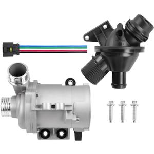 Electric Engine Water Pump with Thermostat Compatible with 228i 328i 528i 428i 328i GT xDrive 428i xDrive 528i xDrive X1 X3 X4 X5 Z4 Replace 11517604027 11537633477