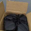 NUMANU Oversized Padded Camping Stool for Adults, Thick Padded 18.5" Heavy Duty Outdoor Camp Chairs with Anti-Slip Feet & Carry Bag, Folding Ottoman Foot Rest for Travel, Max 500lbs (1PK (1x Seat))