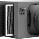 3-Layer Purification Filter Box 6" with High Efficacy Hepa and Carbon Filter, Fit 6 Inch Inline Duct Fans for Fresh Air Intake and Ventilation System (7.9" x 11.8" x 11.8")