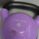 Amazon Basics Vinyl Kettlebell, 15 Lb