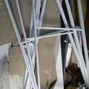 Hide a Bed Cabinet Foldable Cushion Adjustable Position Desk Easy Pull Out and Folding for Apartment Small Room Office Nap Small Space, White