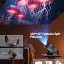 Magcubic Smart Projector 2K Support, Portable Projector with WiFi 5 and Bluetooth 5.0, Voice Control, Auto Keystone, Built-in Apps, Mini Projector for Movie Home Outdoor (HY300GT)