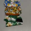 Langsprit Washable Female Dog Diapers (3 Pack) - No Leak Reusable Diapers for Doggy Female in Period - Highly Absorbent Dog Heat Panties with Adjustable Snaps (Floral, Medium)