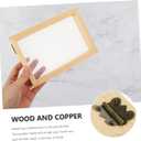 Abaodam 10 Pcs Paper Making Screen Kit 7.08X4.92In Wooden DIY Frame for Kids Crafts Environmental Learning Handmade Paper Frame Set