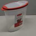 Rubbermaid Cereal Keeper Container, 1.5-Gallon & Modular Food Storage Container, 21 Cup, Racer Red 1776473