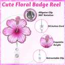 24 PCS Nurse Badge Reels Bulk Funny Badge Holders Retractable Clip Cute Nursing Medical Asssitants RN LPN CNA Nurses Week Gift Accessories for Work