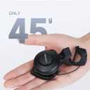 Electric Bike Horn 120dB - 4 Sound Modes & Volume Adjustable, Suspension Mounted Bicycle Horn with Rechargeable Battery, Bike Bell for Adults Kids Bike/Ebike/Scooter, Waterproof Bike Accessories