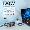 120W for Asus Laptop Charger Replacement 19V 6.32A Compatible with Asus Zenbook Flip 15 Q528 Q528E Q528EH Q537 Q537F Q537FD Q538 Q538E Q538EI UX550G UX550VE UX550VD Power Adapter Cord-4.5x3.0MM
