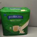 FitRight Adult Diapers, Extra Heavy Absorbency, XL (Waist Size 56in-64in), 80 Count, OptiFit Incontinence Briefs for Men and Women, Disposable, Moisture Wicking, Leak Protection