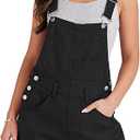 ANRABESS Overalls for Women Denim Shorts Overalls 2025 Summer Casual Loose Fit Adjustable Rompers Jean jumpsuit Bib Shortalls XXL