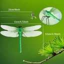 2 x 8Packs Fake 3D Outdoor Simulation, Natural Organic Concept Insert Pole Clip, Gardening Decoration Insert Plaque Yard Ornaments Outdoors