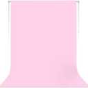 Pink Backdrop for Photoshoot, Professional Photo Backdrop Background Curtain for Product Photography, Portraits, Wedding, Party, Live Streaming Video Recording 8X10 FT (Background Only)