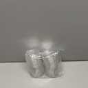 Restaurantware LIDS ONLY: Lids For 4 Ounce Disposable Bowls 100 Plastic Lids For Appetizer Cups - Containers Sold Separately Sturdy Clear Plastic Lids For Mini Dessert Cups Secure Fit